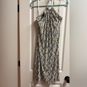 Tommy Bahama Strapless Black and Yellow Dress